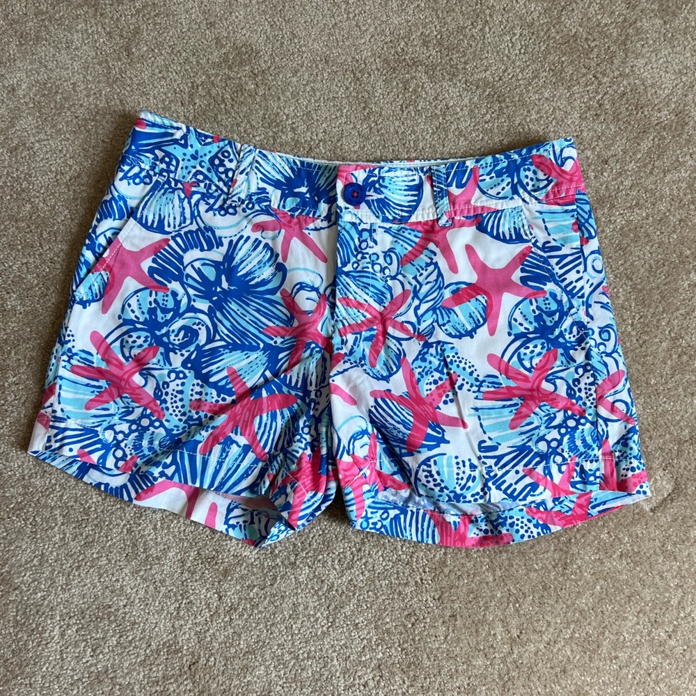 Lilly Pulitzer Colorful Starfish Print Shorts